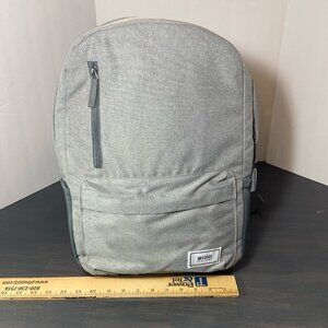 Solo New York Heather Gray Laptop Backpack – Stylish & Lightweight - Like New